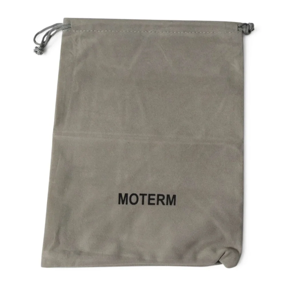 MOTERM Zip Around Planner Cover B6 Pebbled Leather Olive Green Folio
